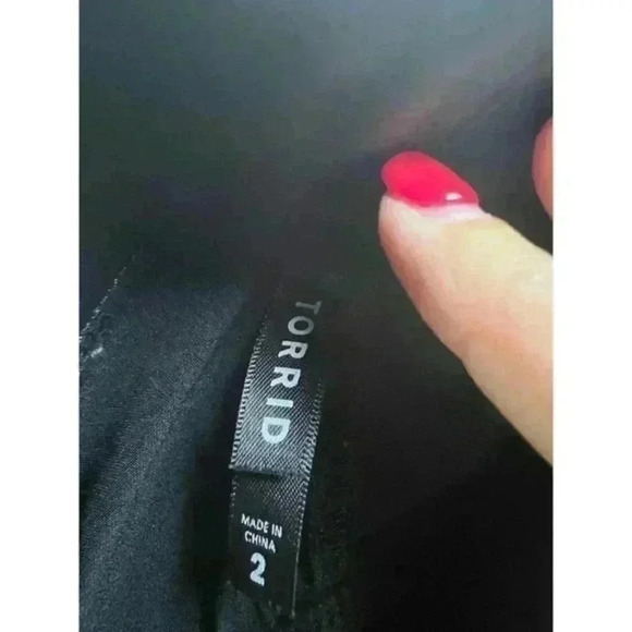 Torrid Faux Leather Leggings - Picture 4 of 4